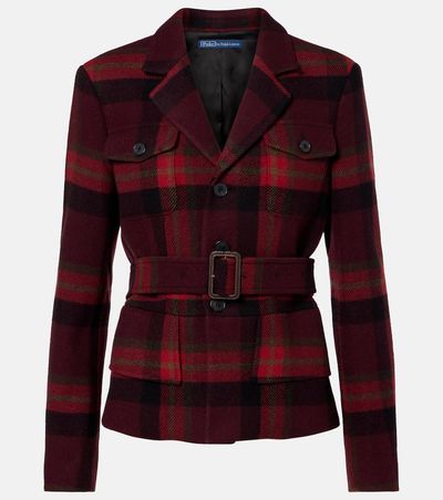 Polo Ralph Lauren Polo Ralph Lauren Plaid wool-blend tweed blazer