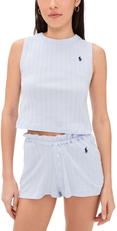 Polo Ralph Lauren Polo Ralph Lauren Pointelle Pajama Set Xenon Blue