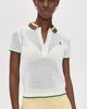 Polo Ralph Lauren Polo Ralph Lauren Pointelle Stripe Polo White Multi - 2