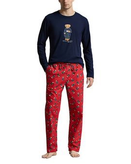 Polo Ralph Lauren Polo Ralph Lauren Polo Bear Cotton Sleep Set