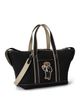 Polo Ralph Lauren Polo Ralph Lauren Polo Bear Embroidered Canvas & Leather Small Shopper Tote - 3
