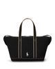 Polo Ralph Lauren Polo Ralph Lauren Polo Bear Embroidered Canvas & Leather Small Shopper Tote - 5