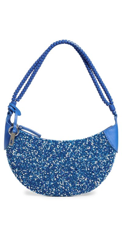 Polo Ralph Lauren Polo Ralph Lauren Polo ID Beaded Mini Shoulder Bag Pool Blue One