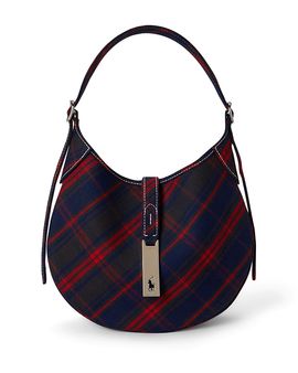 Polo Ralph Lauren Polo Ralph Lauren Polo Id Plaid Twill Small Shoulder Bag