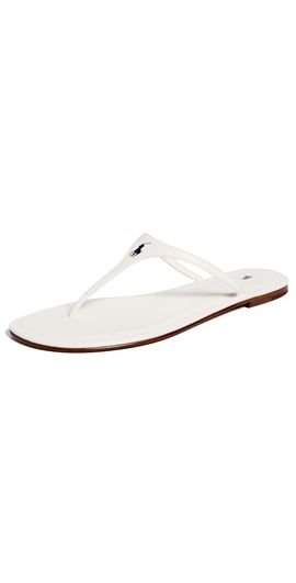 Polo Ralph Lauren Polo Ralph Lauren Polo Play Thong Sandals White