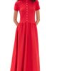 Polo Ralph Lauren Polo Ralph Lauren Poplin Collared Dress Very Red - 1
