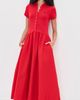 Polo Ralph Lauren Polo Ralph Lauren Poplin Collared Dress Very Red - 2