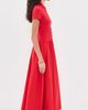 Polo Ralph Lauren Polo Ralph Lauren Poplin Collared Dress Very Red - 4