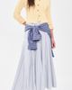 Polo Ralph Lauren Polo Ralph Lauren Poplin Midi A-Line Skirt 2026 Lt Bl/Crm - 5