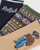 Polo Ralph Lauren Polo Ralph Lauren Pre-Fall Bear Socks 3-Pack Tan One - 3