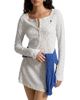 Polo Ralph Lauren Polo Ralph Lauren Pretty Pointelle Cotton Long Sleeve Sleep Kaftan - 1