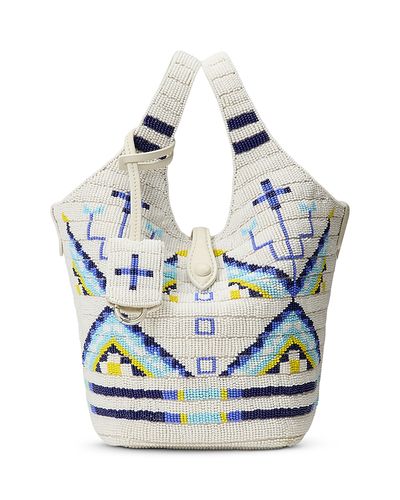 Polo Ralph Lauren Polo Ralph Lauren Prl x TOPA Wicozani Polo Play Beaded Cotton Crossbody Tote