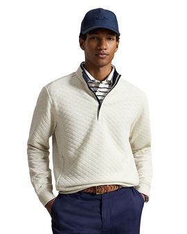 Polo Ralph Lauren Polo Ralph Lauren Quilted Double Knit Half Zip Sweater