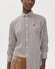 Polo Ralph Lauren Polo Ralph Lauren Ramsey Striped Button Down Shirt 1936 Dark Brown White - 2