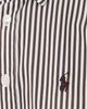 Polo Ralph Lauren Polo Ralph Lauren Ramsey Striped Button Down Shirt 1936 Dark Brown White - 6