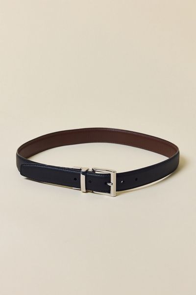 Polo Ralph Lauren Polo Ralph Lauren Reversible Leather Saddle Belt in Black, Men's at Urban Outfitters