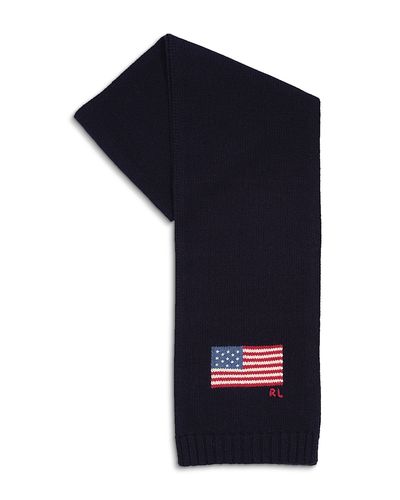 Polo Ralph Lauren Polo Ralph Lauren Rl Flag Wool Scarf