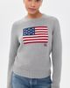 Polo Ralph Lauren Polo Ralph Lauren Roving USA Flag Sweater Drift Grey Melange - 2