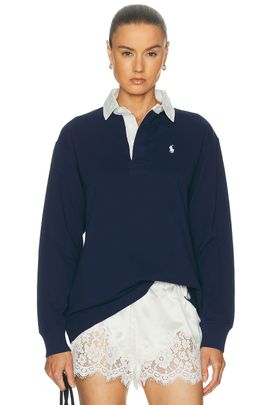 Polo Ralph Lauren Polo Ralph Lauren Rugby Long Sleeve Polo Sweatshirt