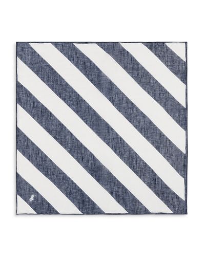 Polo Ralph Lauren Polo Ralph Lauren Rugby Stripe Square Linen Scarf