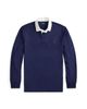 Polo Ralph Lauren Polo Ralph Lauren Rustic Cotton Faux Suede Rugby Polo Shirt - 6