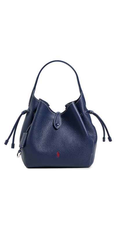 Polo Ralph Lauren Polo Ralph Lauren Shiny Drum Pebble Crossbody Bag Ink One