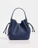 Polo Ralph Lauren Polo Ralph Lauren Shiny Drum Pebble Crossbody Bag Ink One - 2