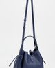Polo Ralph Lauren Polo Ralph Lauren Shiny Drum Pebble Crossbody Bag Ink One - 4