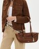 Polo Ralph Lauren Polo Ralph Lauren Shiny Tumbled Blaze Shoulder Bag Chestnut One - 3