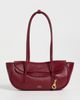 Polo Ralph Lauren Polo Ralph Lauren Shiny Tumbled Blaze Shoulder Bag Currant One - 2