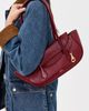 Polo Ralph Lauren Polo Ralph Lauren Shiny Tumbled Blaze Shoulder Bag Currant One - 3