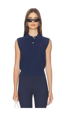 Polo Ralph Lauren Polo Ralph Lauren Sleeveless Polo Knit Collar Pullover