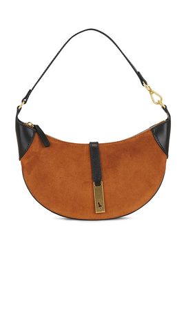 Polo Ralph Lauren Polo Ralph Lauren Small Suede Leather Shoulder Bag