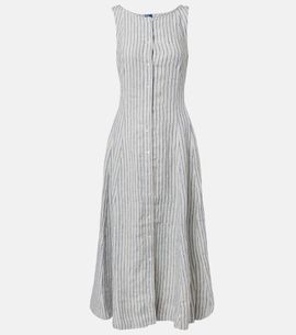 Polo Ralph Lauren Polo Ralph Lauren Striped linen midi dress