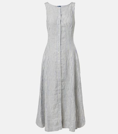 Polo Ralph Lauren Polo Ralph Lauren Striped linen midi dress