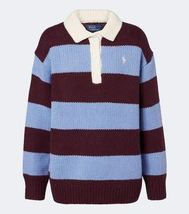 Polo Ralph Lauren Polo Ralph Lauren Striped wool-blend polo sweater