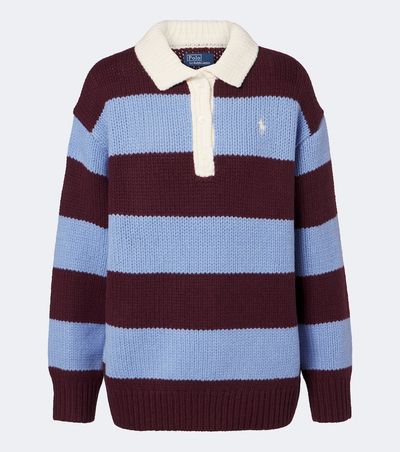 Polo Ralph Lauren Polo Ralph Lauren Striped wool-blend polo sweater