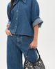Polo Ralph Lauren Polo Ralph Lauren Studded Leather Shoulder Bag Black One - 3