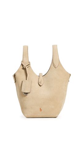 Polo Ralph Lauren Polo Ralph Lauren Suede Crossbody Small Bag Cashew One
