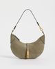 Polo Ralph Lauren Polo Ralph Lauren Suede ID Mini Shoulder Bag Light Olive One - 2