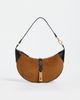 Polo Ralph Lauren Polo Ralph Lauren Suede ID Small Shoulder Bag Toffee/Black One - 2