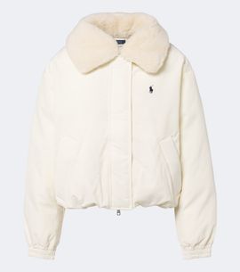 Polo Ralph Lauren Polo Ralph Lauren Teddy-trimmed cropped blouson jacket