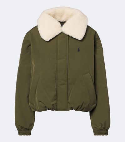 Polo Ralph Lauren Polo Ralph Lauren Teddy-trimmed technical down jacket