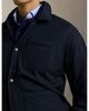 Polo Ralph Lauren Polo Ralph Lauren The Abottson Gabardine Leather Collar Down Overshirt - 4