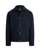 Polo Ralph Lauren Polo Ralph Lauren The Abottson Gabardine Leather Collar Down Overshirt - 6