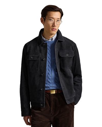 Polo Ralph Lauren Polo Ralph Lauren The Ashdale Suede Leather Shacket