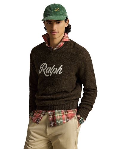 Polo Ralph Lauren Polo Ralph Lauren The Ralph Wool Blend Logo Crewneck Sweater