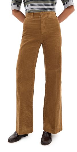 Polo Ralph Lauren Polo Ralph Lauren Thin Wale Corduroy Flare Pants Tan