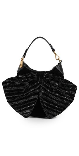 Polo Ralph Lauren Polo Ralph Lauren Velvet Beaded ID Pouch Black One