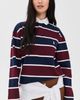 Polo Ralph Lauren Polo Ralph Lauren Vintage Rugby Polo Tee Harvard Wine Multi - 2
